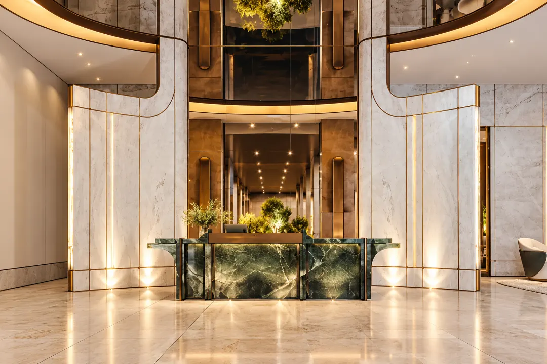 Private elevator lobby